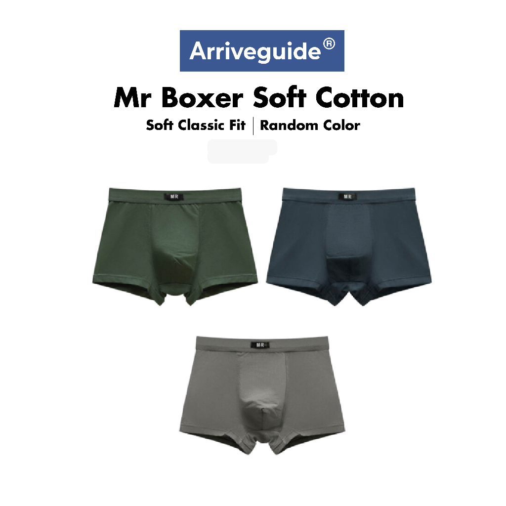 Arrive Guide x SOFT COTTON Men Boxer / Boxers Lelaki / Boxer Lelaki ...