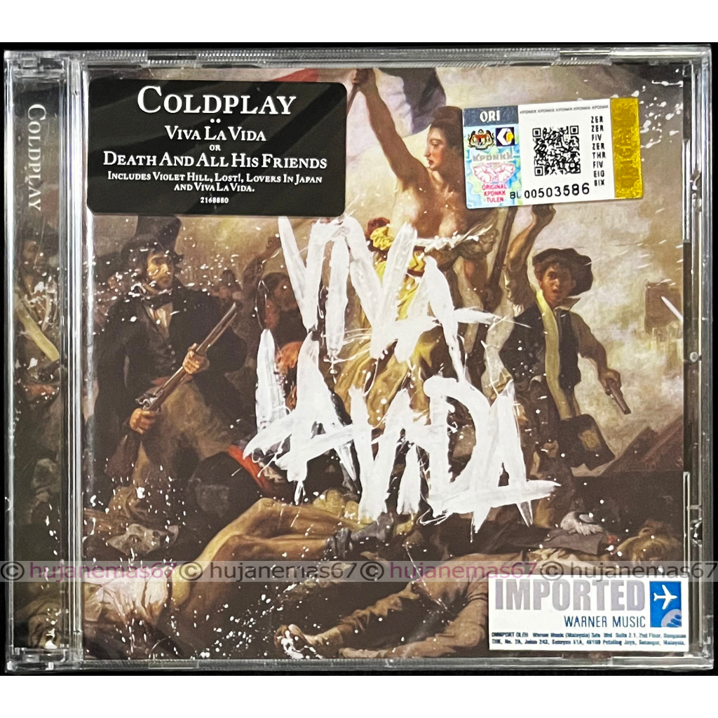 COLDPLAY Viva La Vida or Death and All His Friends 2008 WARNER MUSIC / EU EDITION CD
