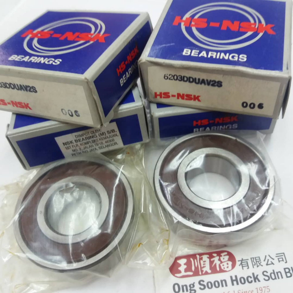 1-10 pcs 6203 DD 2RS NSK Bearing Honda Perodua Kancil Rear Hub Wheel ...