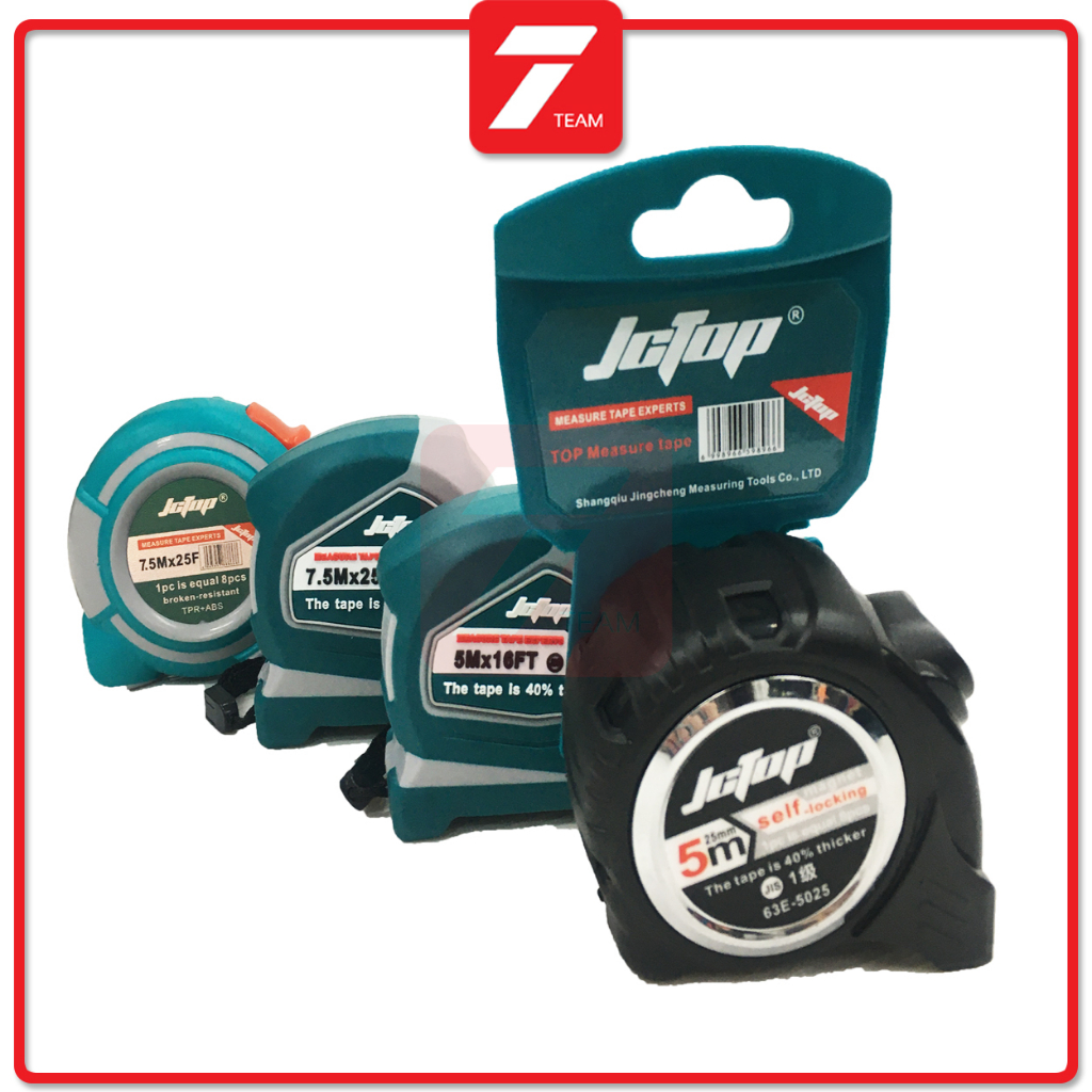 JcTop Measuring Ruler Thick Stainless Steel Tape Measure Anti-drop and ...