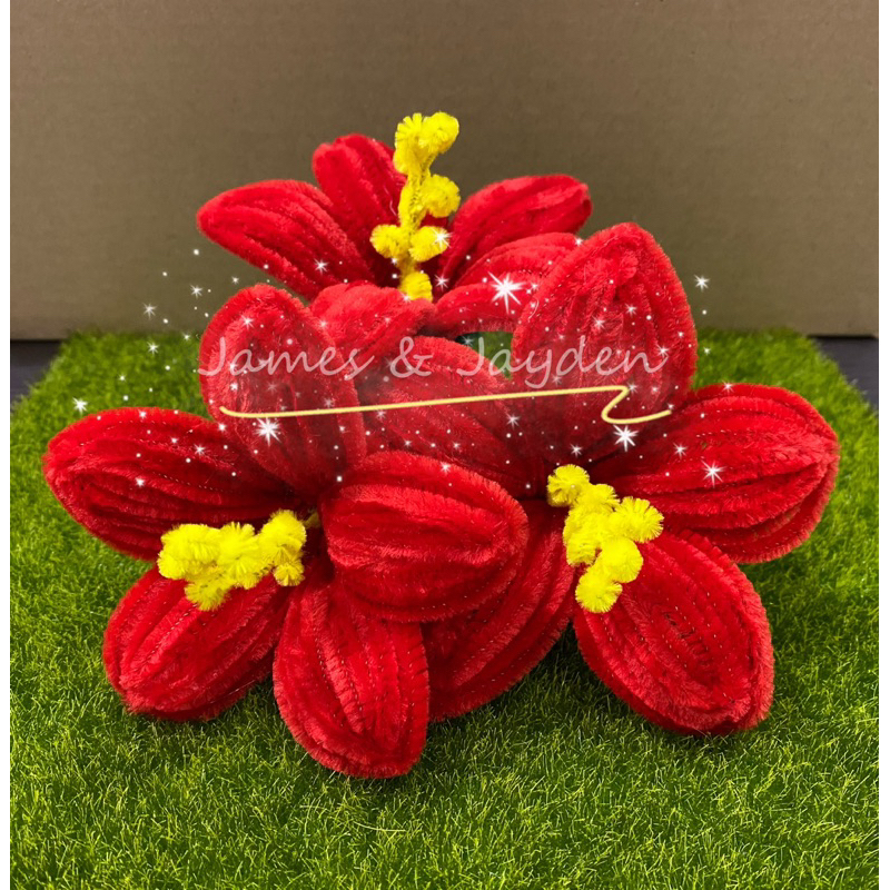 [Pcs] Bunga / Bunga Raya / Bunga Merdeka / Flower / Hibiscus Flower ...