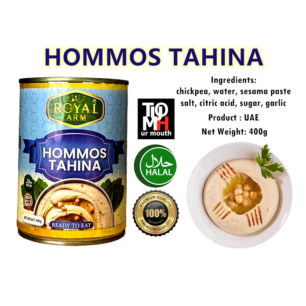 (halal) Burcu Humus Hummus Tahina, 400g Shopee Malaysia