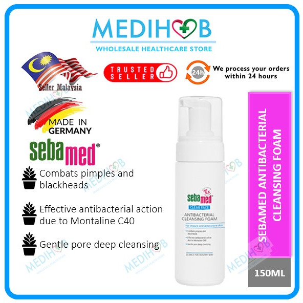 Sebamed Clear Face Antibacterial Cleansing Foam ( 150ml ) (EXP11/2026