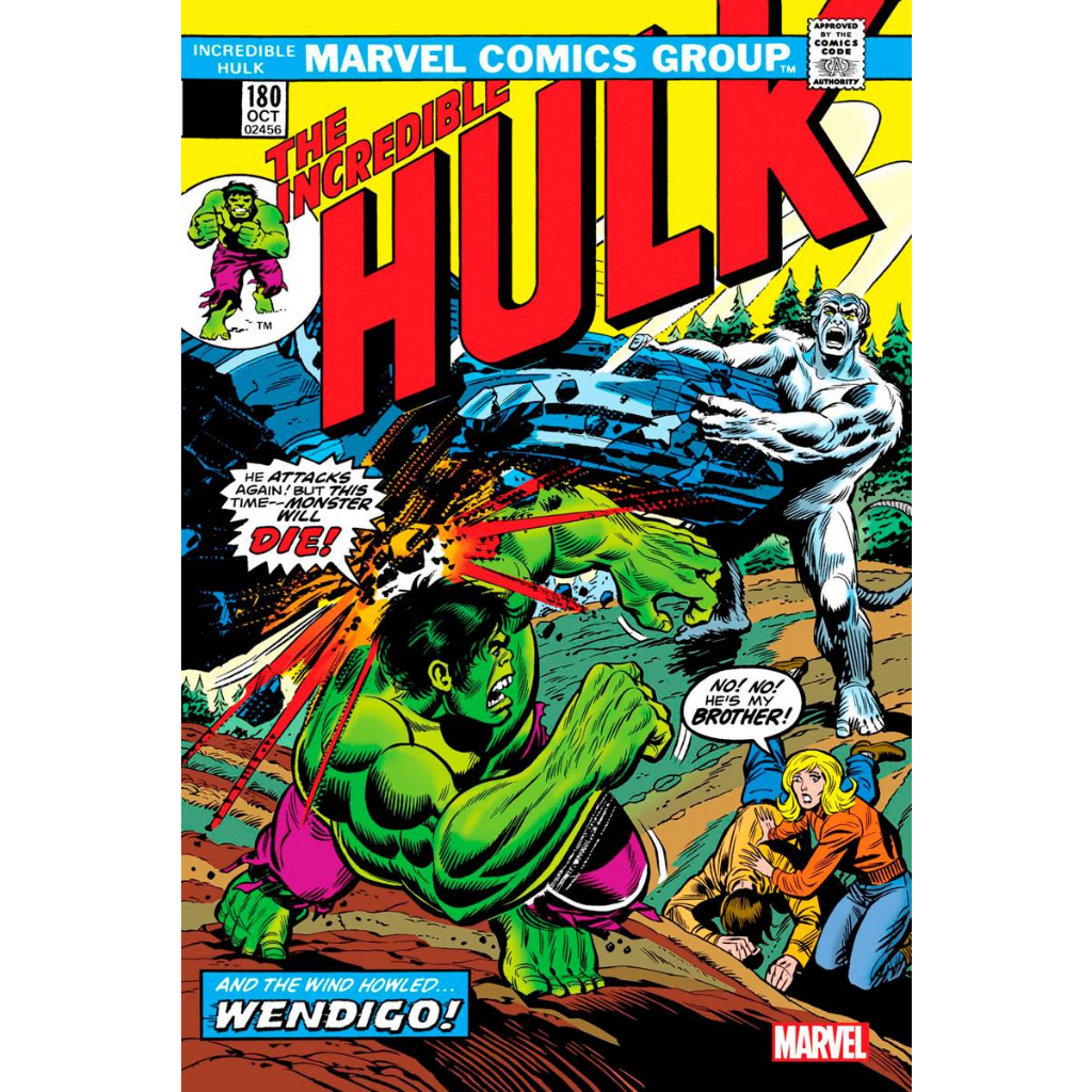 INCREDIBLE HULK #180 FACSIMILE EDITION - WOLVERINE - MARVEL Comics ...