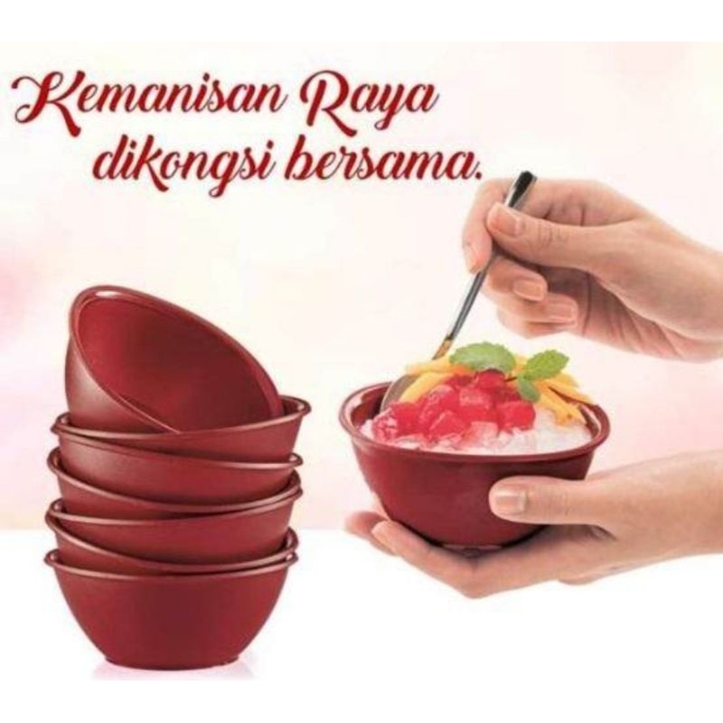 Tupperware Raya Blossom Bowl 700ML (4pcs) | Shopee Malaysia
