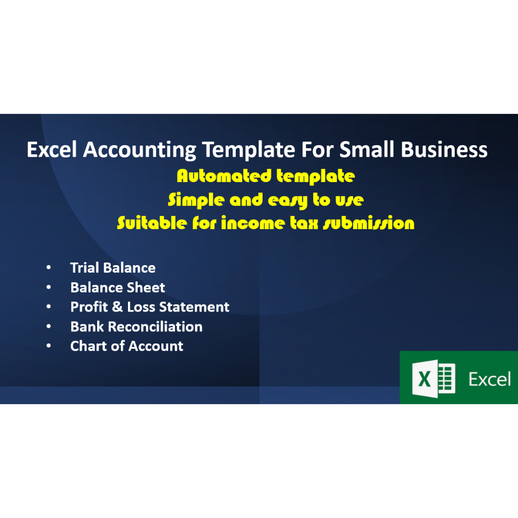 [Life time]Automated Excel Accounting Template | Kunci Kira Kira ...