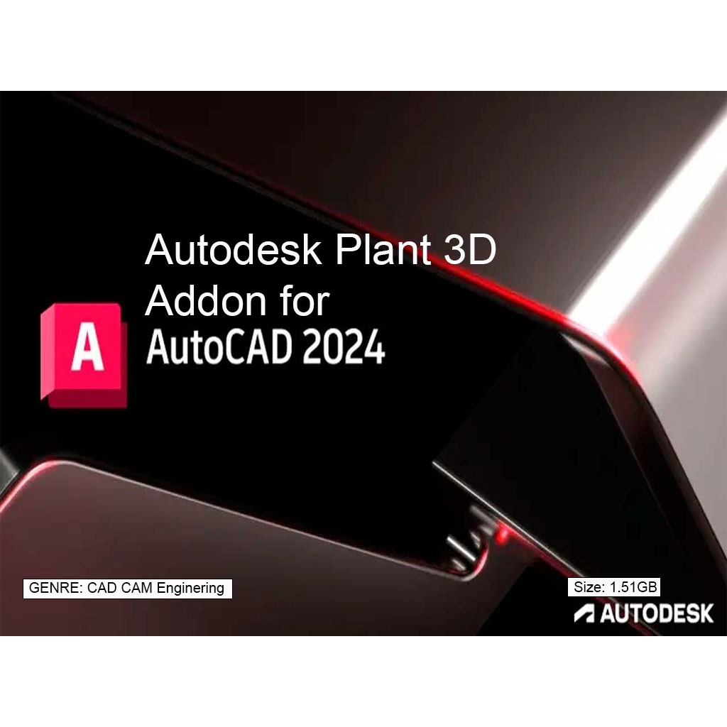 Autodesk Plant 3D Addon for Autodesk AutoCAD 2024 Shopee Malaysia