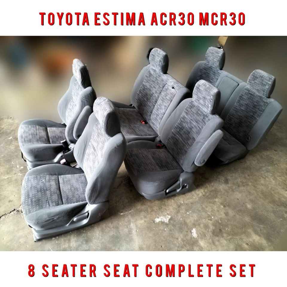 Car Seat / Kusyen Kereta Toyota Estima ACR30 2000-2005 Car Seat ...
