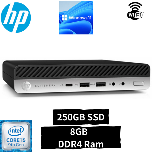 HP EliteDesk 800 G5 Desktop Mini Business PC(Intel i5 9500 3.0 GHz, up