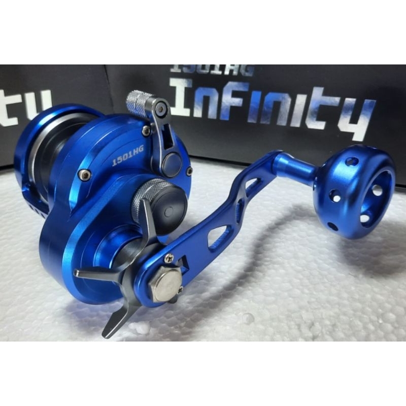 Metal Body 17+1BB Fishing Reel Handle Fishing Reels 3 Colors Right/Left  Freshwater Casting Baitcasting Reel (Color : Blue, Use Mode : Right Hand)