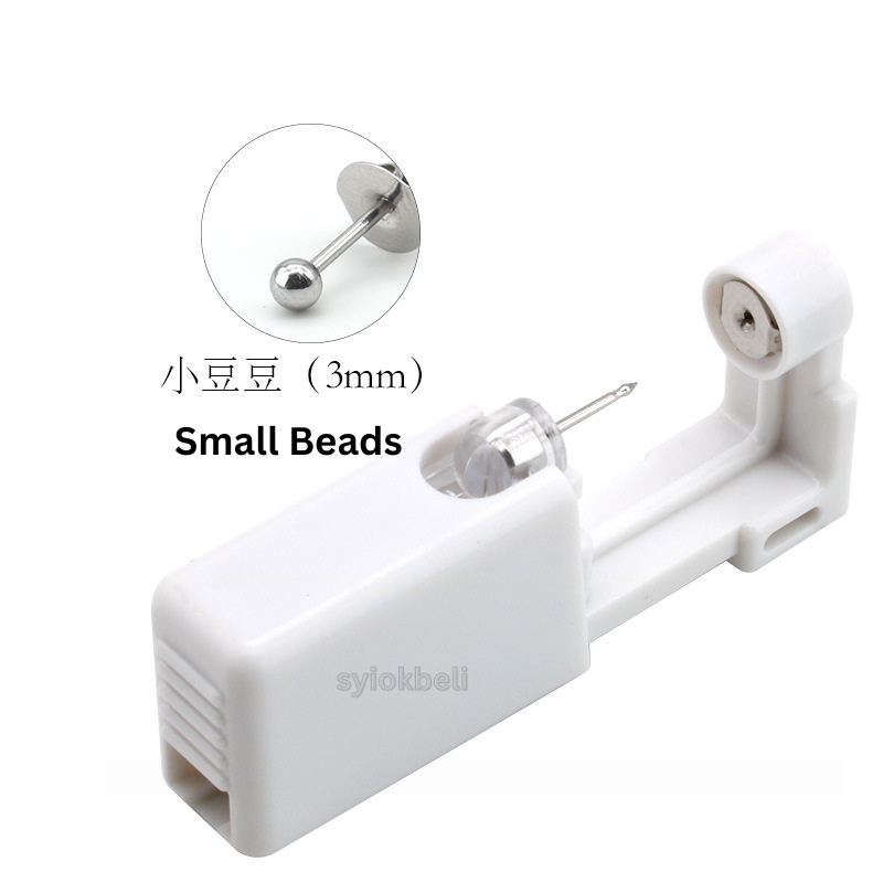 No Pain Ear Piercing Piercer Tools Tindik Telinga Free Alcohol Pad