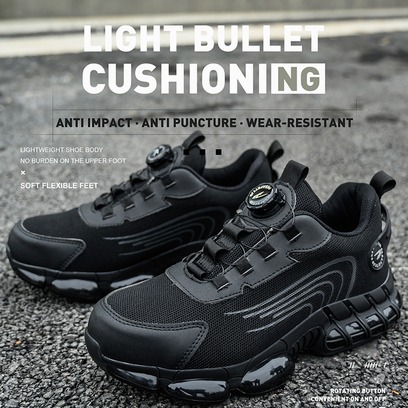 Work shoes, breathable in summer, labor protection shoes, anti impact ...