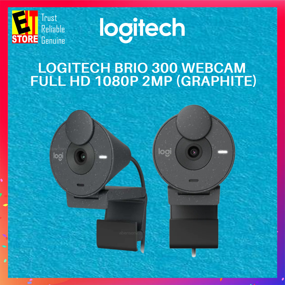 Logitech Brio 300 Full HD Webcam - Graphite