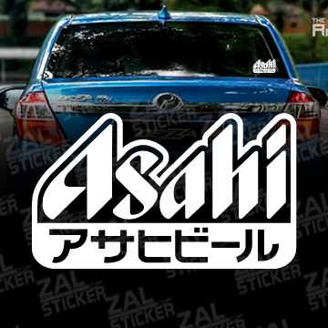CAR LAPTOP STICKER ASAHI BEER LOGO JAPAN MYVI AXIA ALZA BEZZA SAGA ...