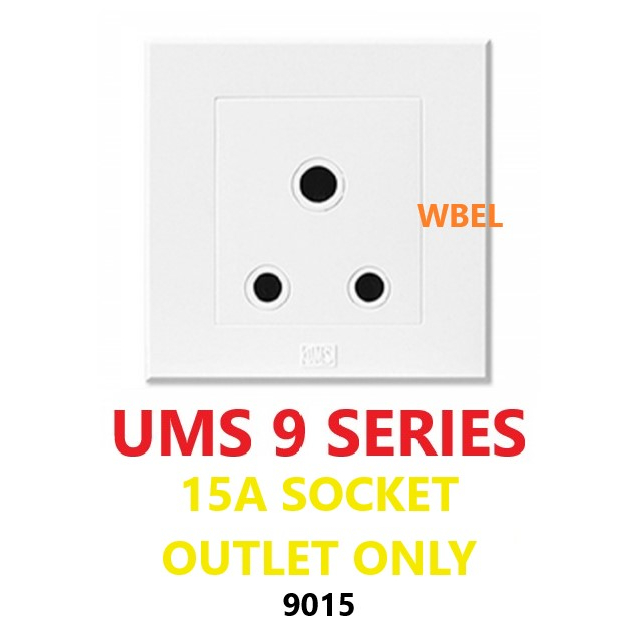 Ums 9 Series 15a Switch Socket Outlet 9115 15a Socket Only 9015 Shopee Malaysia 7332