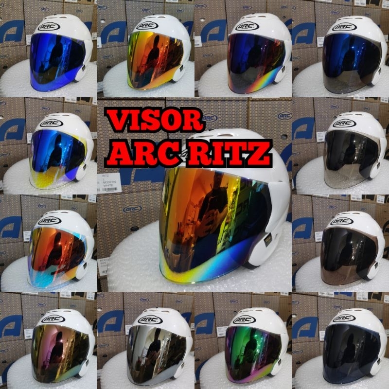 VISOR HELMET RITZ SIANGMALAM DAN SMOKE Shopee Malaysia