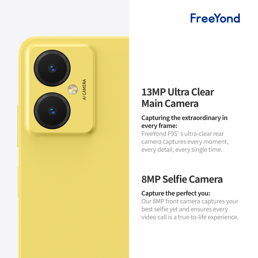 FreeYond F9S - Black/Blue/Yellow (64GB ROM + 2GB+2GB Extended RAM) | Shopee Malaysia