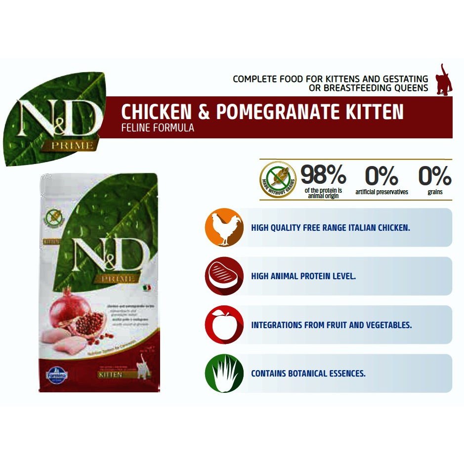 Farmina N&D Cat Food Prime 10kg (Grain Free) Shopee Malaysia