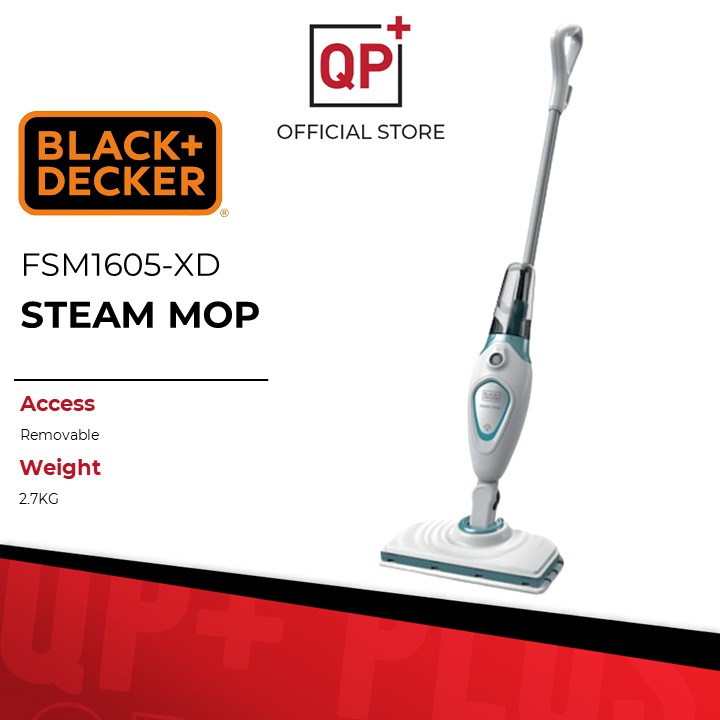 BLACK & DECKER STEAM MOP CLEANER FSM1605XD 1300W (HOME CLEANER