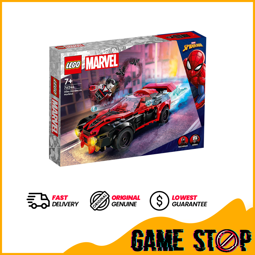 LEGO Marvel Spider-Man Miles Morales vs. Morbius 76244 Building Toy ...