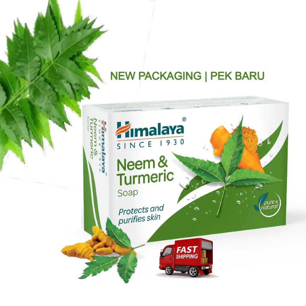 Himalaya Neem and Turmeric Soap Sabun himalaya Daun Semambu Sabun