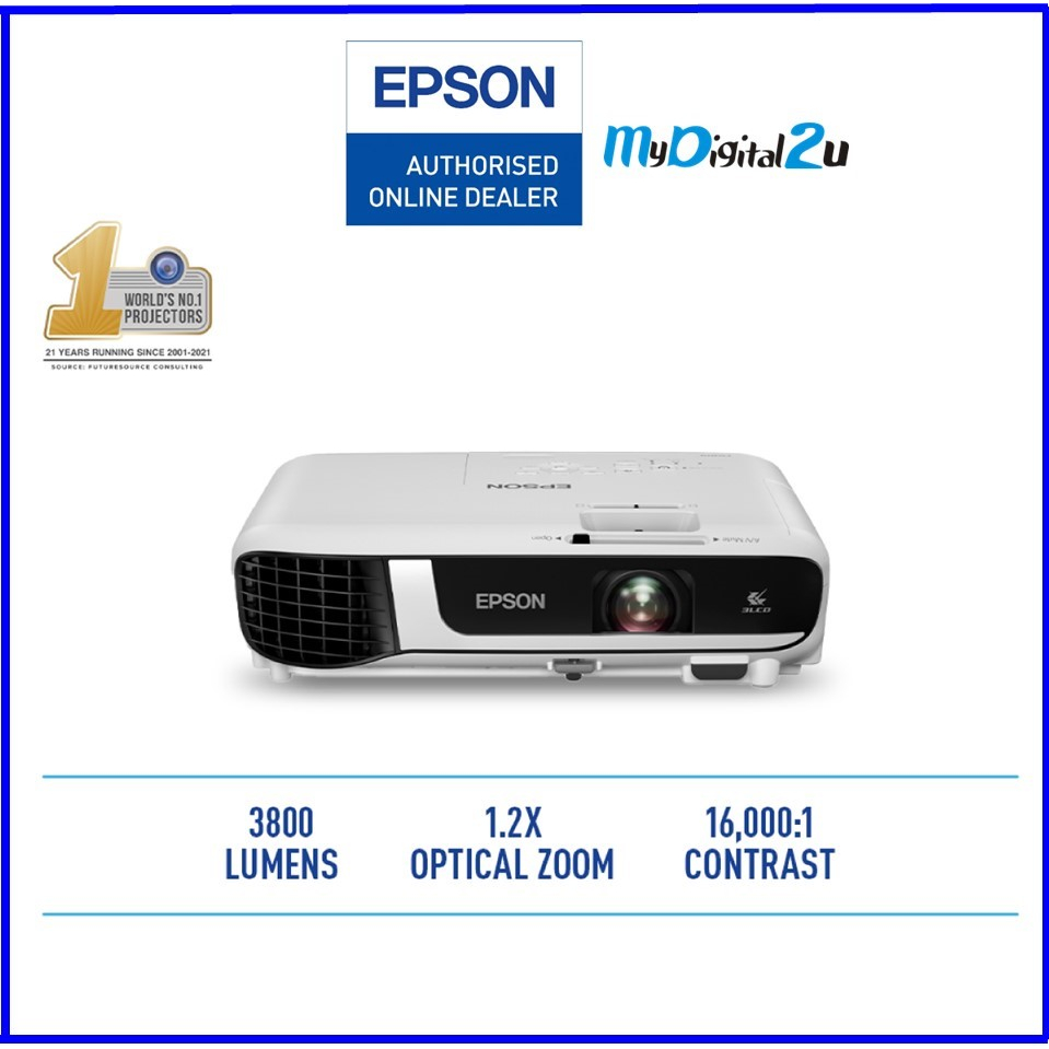 Vidéo projecteur Epson - EB-X51 - 3,800 Lumeb - FHD