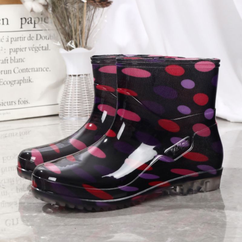 Kasut Sawah Bendang Tinggi 33cmkasut Getah Perkebunladies Waterproof Rain Bootsready Stock