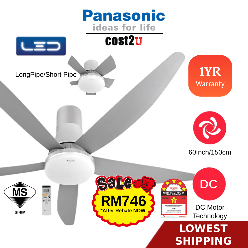 Panasonic Led Ceiling Fan Malaysia Shelly Lighting