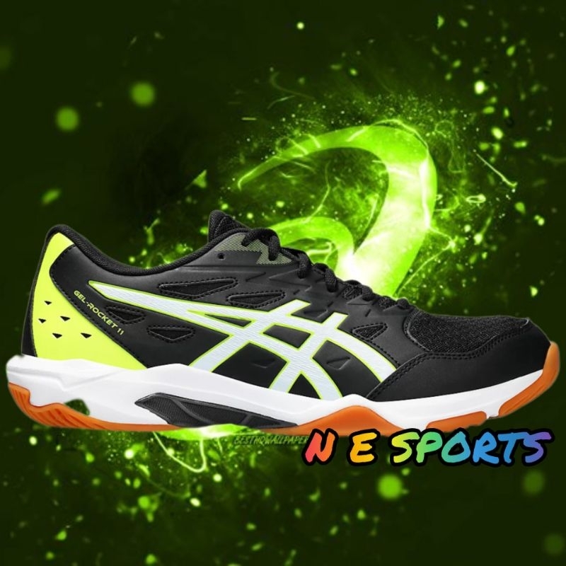 ASICS GEL ROCKET 11 INDOOR SPORTS BADMINTON VOLLEYBALL SHOES (1071A091 ...