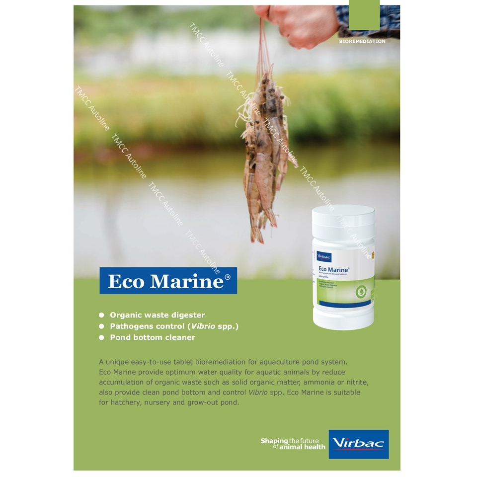 Virbac(France) Eco Marine 250 tablets(500g) Organic Waste Digestor for