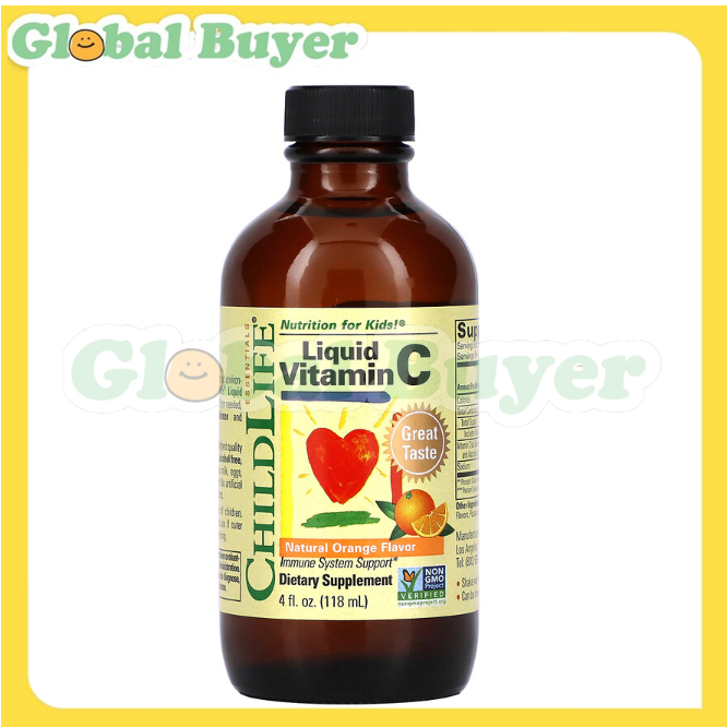 ChildLife Liquid Vitamin C for Kids 118.5ml ( Immune Support, All