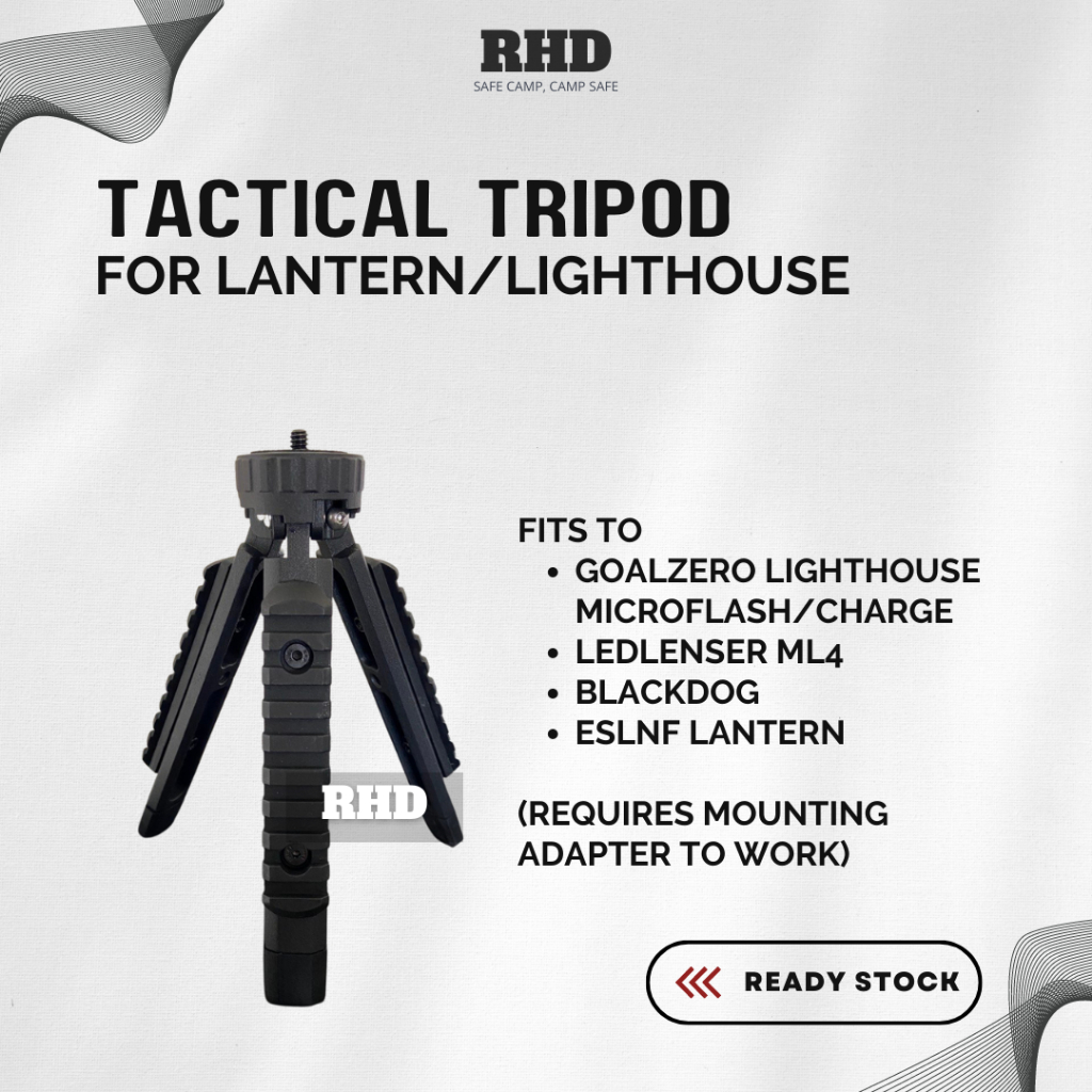 Camping Lantern Tripod Tactical Light Outdoor Lampu Lamp Goal Zero GoalZero Lighthouse Blackdog