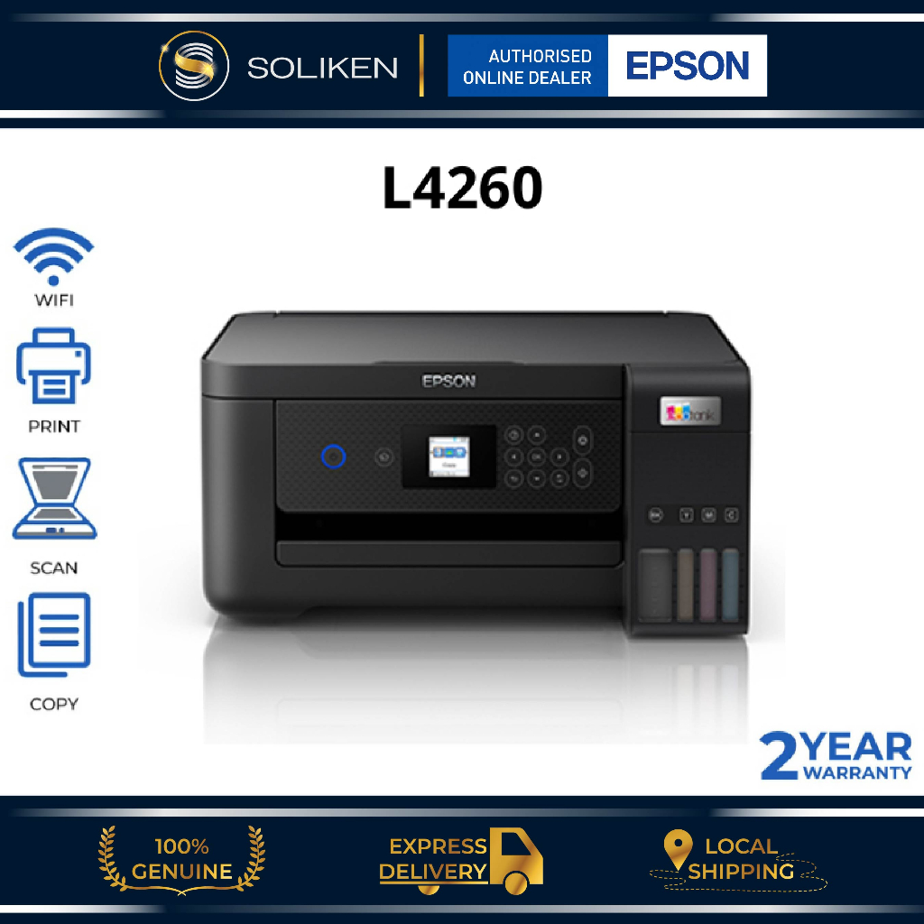 Epson L4260 AllinOne Ink Tank Printer Duplex Printing Shopee Malaysia