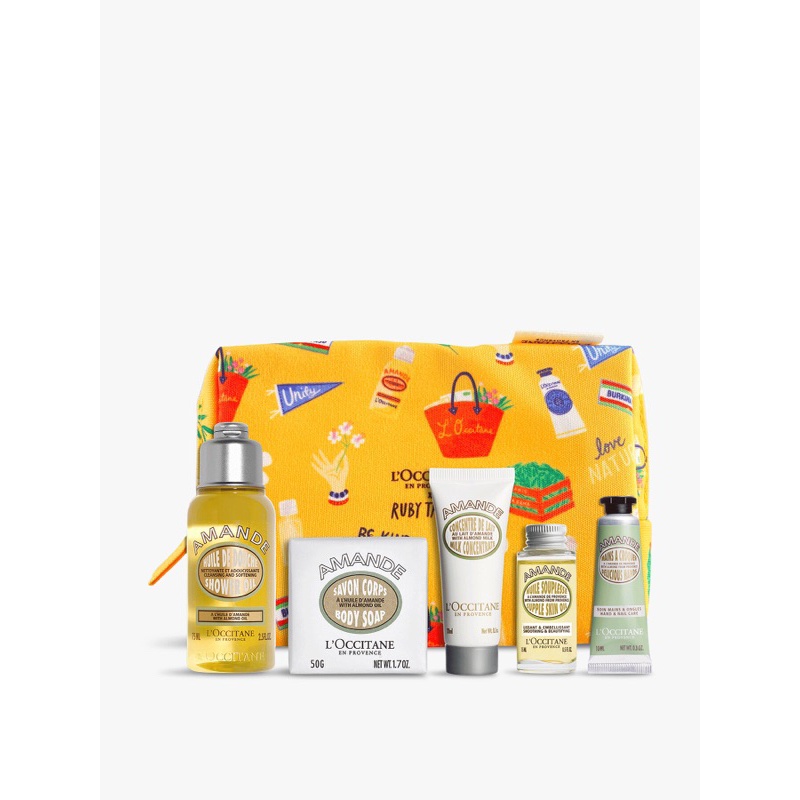 Original Loccitane Trio/ Travel Kit Almond Shower Oil/ Almond Milk