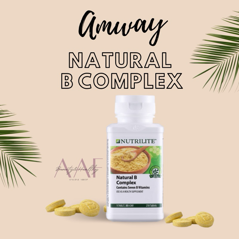 AMWAY NUTRILITE Natural B Complex (250 tab) | Shopee Malaysia