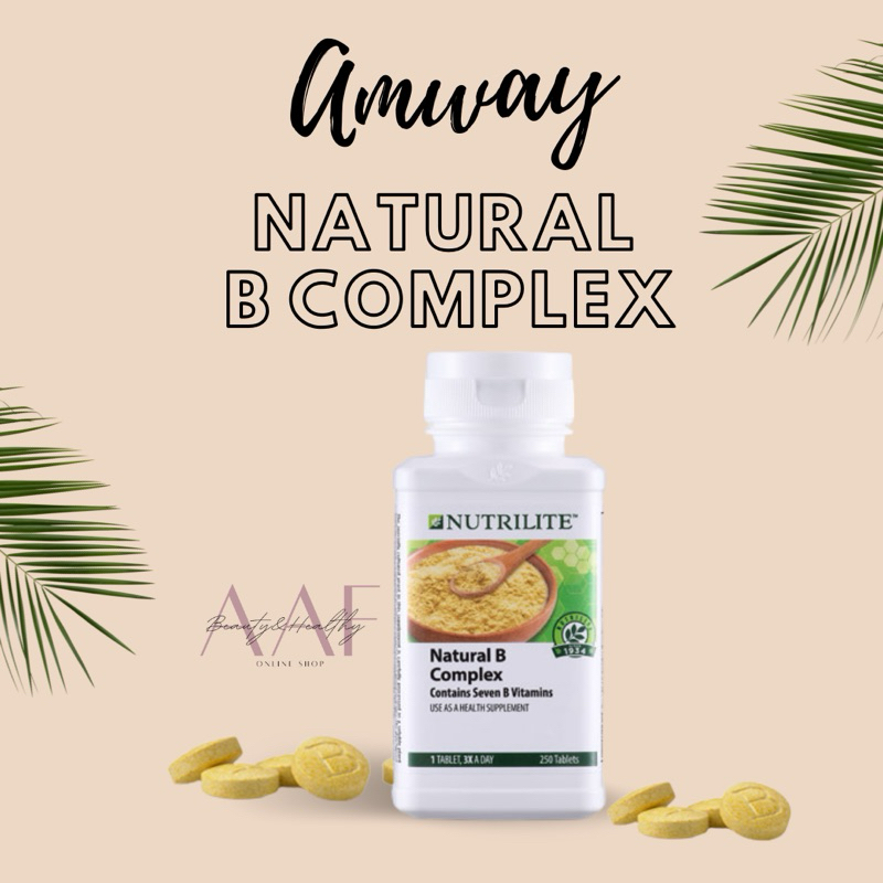 AMWAY NUTRILITE Natural B Complex (250 tab) Shopee Malaysia