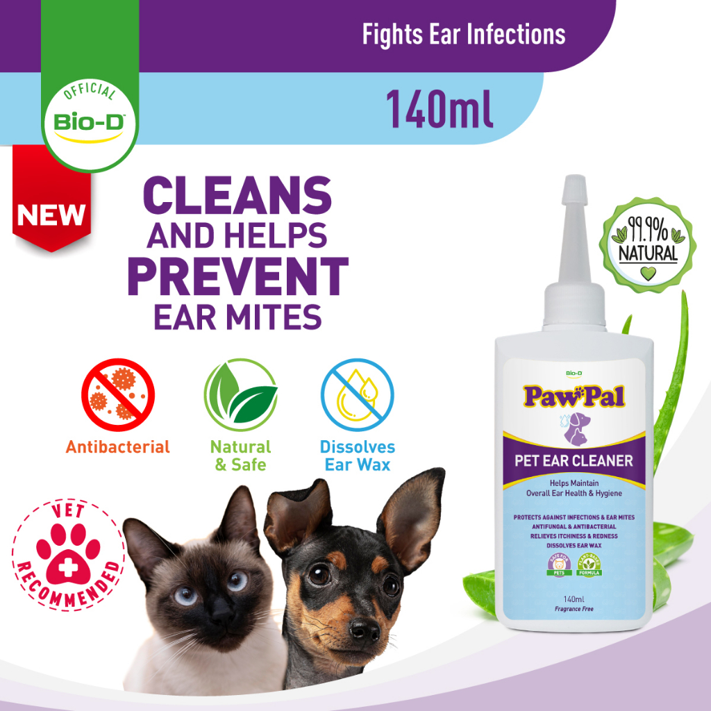 Bio-D PawPal Pet Ear Cleaner Fragrance Free (140ml) | Shopee Malaysia