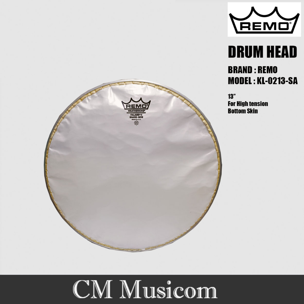 Drum Head/Drum Skin High Tension (Top/Batter/Bottom/Snare Side) 13