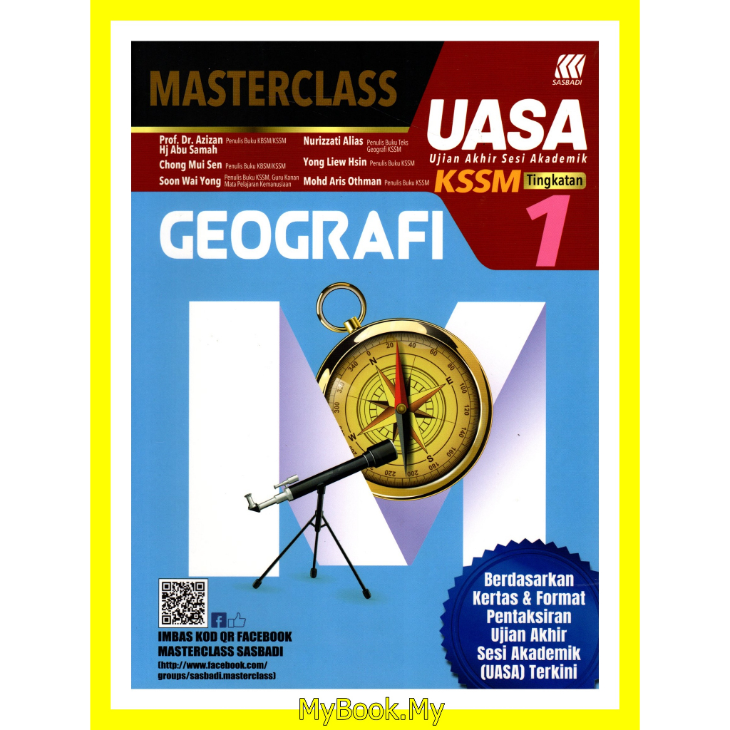 *BARU* MyB Buku Rujukan/Nota : Masterclass UASA Tingkatan 1 - Geografi ...