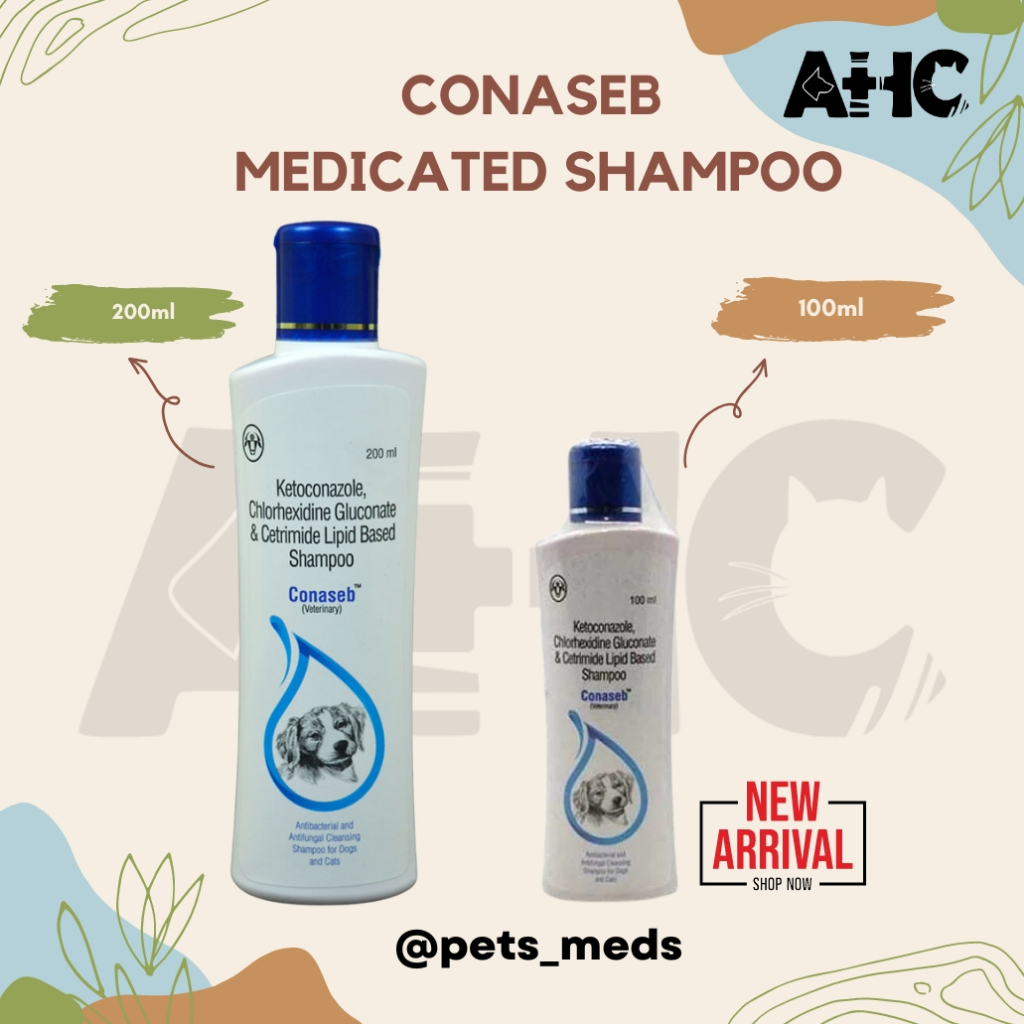 Conaseb AntiFungal Pet Shampoo Fungsi macam MALASEB Lagi Murah Shopee Malaysia