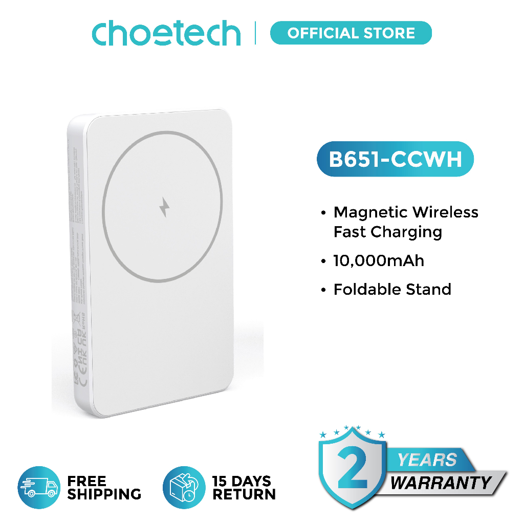 CHOETECH B728 10000mAh Fast Charging Power Bank with Digital LED Display