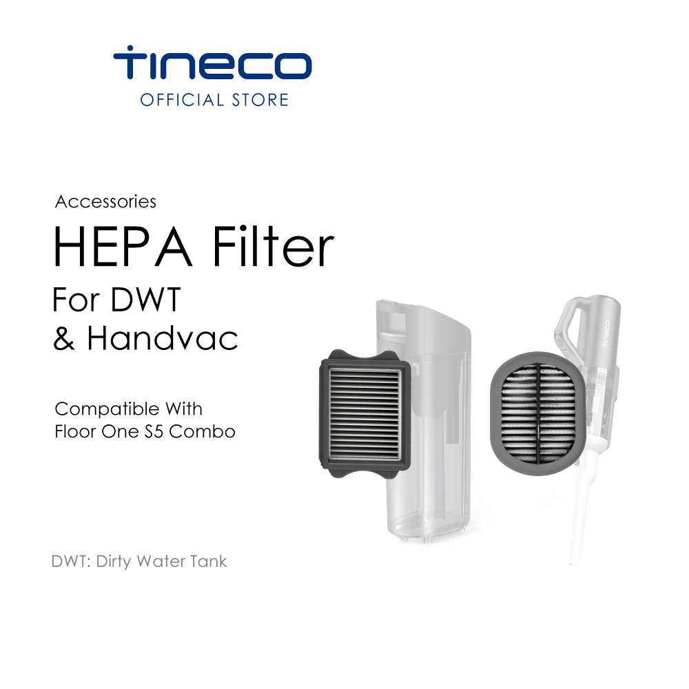 TINECO Replacement HEPA Filter for Floor One S5 Combo Smart Wet/Dry Vacuum  Cleaner Accessories Floor Washer HEPA