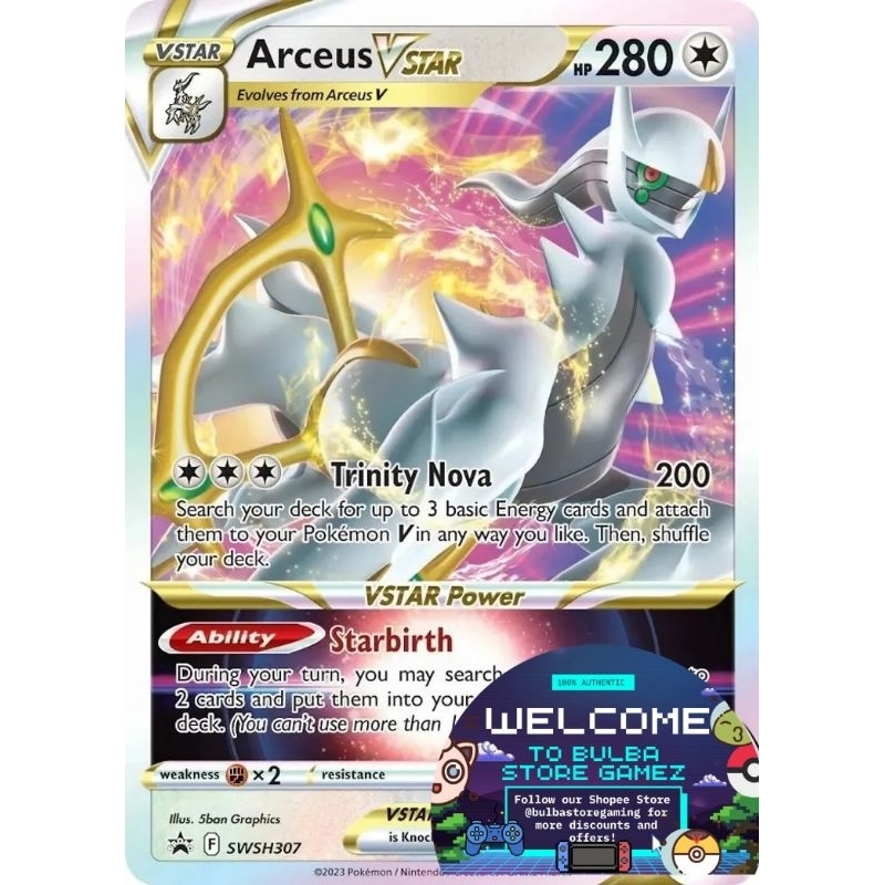 arceus v star pokemon card value VSTAR - 176/172 Commemorate your favorite tabletop game with this 2022 Pokemon Brilliant Stars Ultra Rare #184 CGC Authenticated Pristine 10 Card Arceus Vstar SWSH307 Ultra Rare