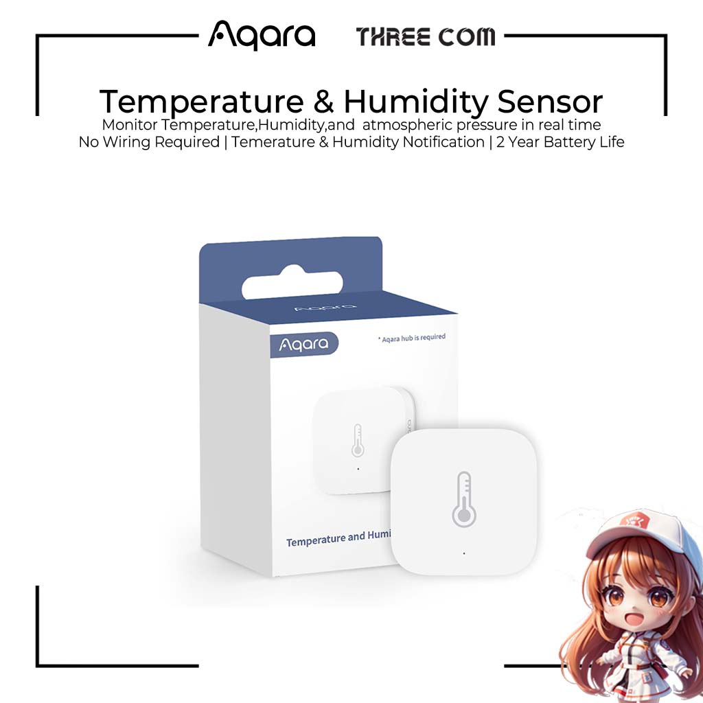 💯ORIGINAL Aqara Temperature & Humidity Sensor Shopee Malaysia