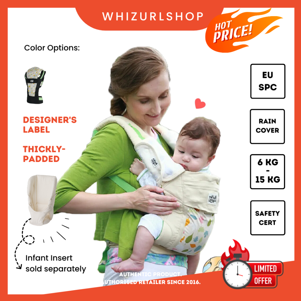 EU SPC Soft Structure Baby Carrier Black x Woodland Beige Shopee Malaysia