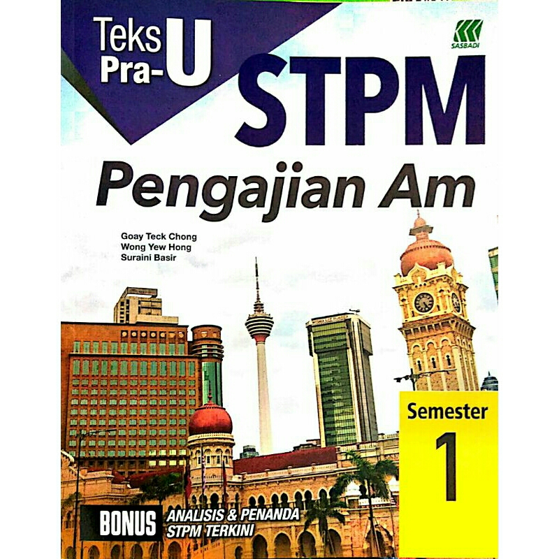 Teks Pra-U STPM Pengajian Am Semester 1 | Shopee Malaysia