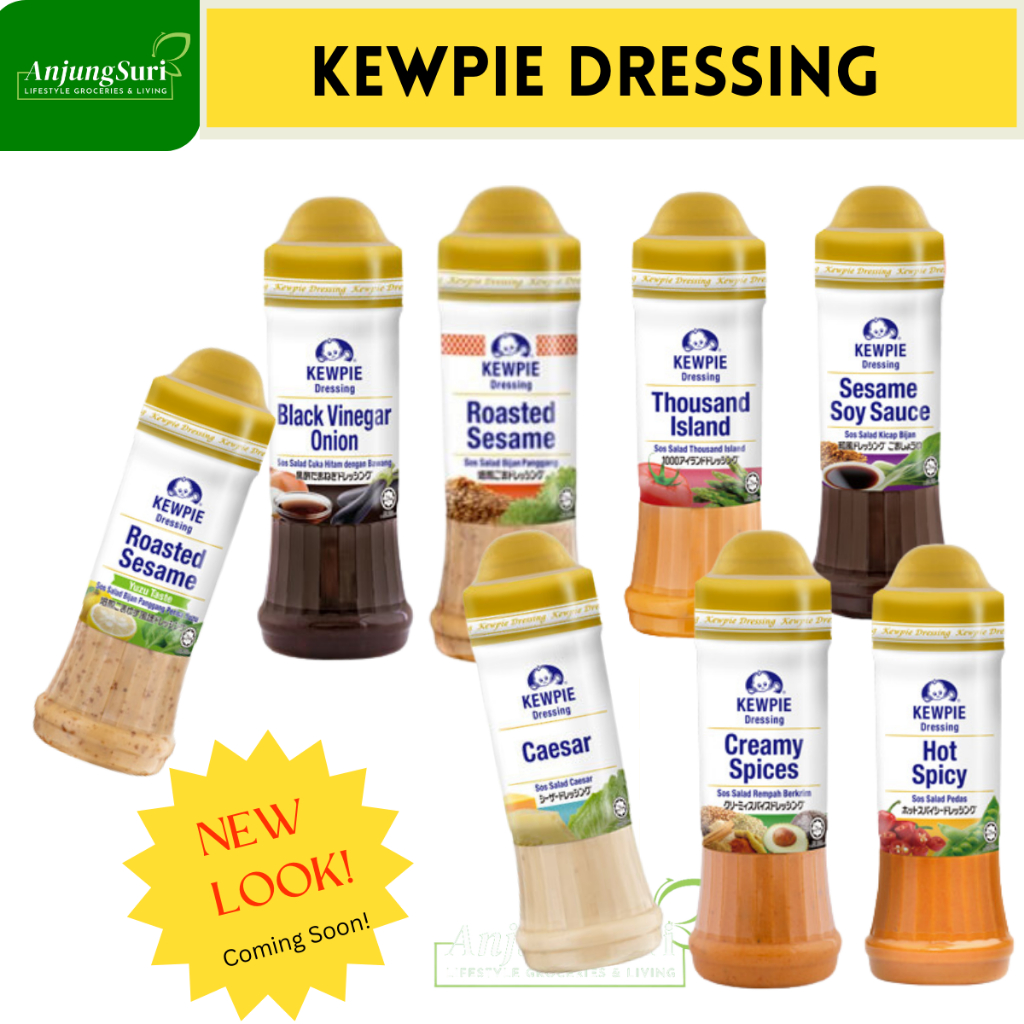Kewpie Salad Dressing Thousand Island Roasted Sesame Hot Spicy Caesar