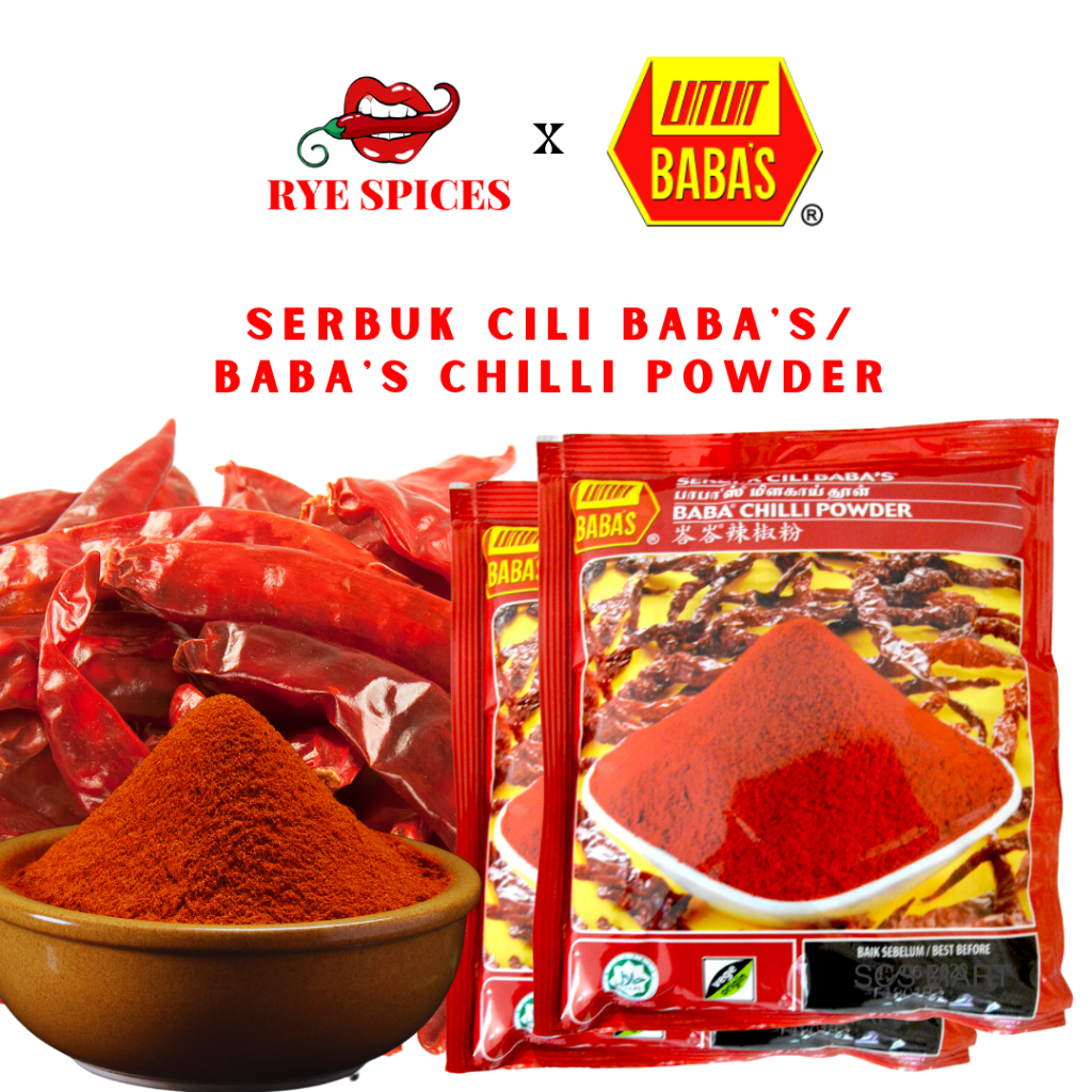 Serbuk Cili Babas Babas Chilli Powder 250g Shopee Malaysia