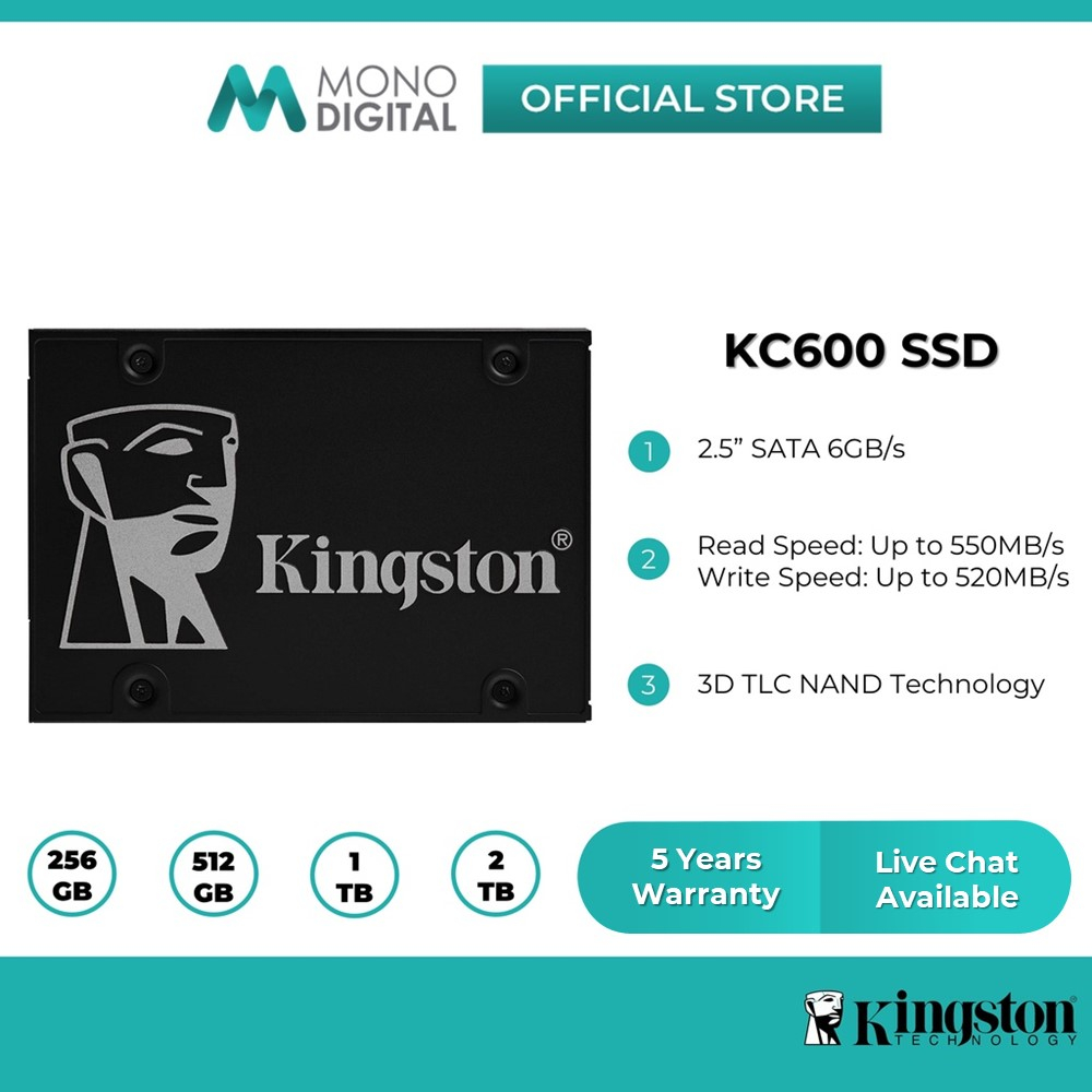 Kingston Digital Introduces New KC600 SATA SSD - Kingston Technology