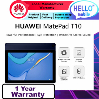 HUAWEI MatePad T10 9.7 Wi-Fi 2GB/32GB Tablet (AGRK-W09) w/FREE HUAWEI TAB  FLIP COVER